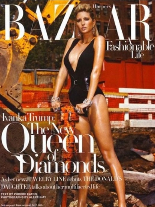 Ivanka's Bazaar magazine cover. Picture: Bazaar