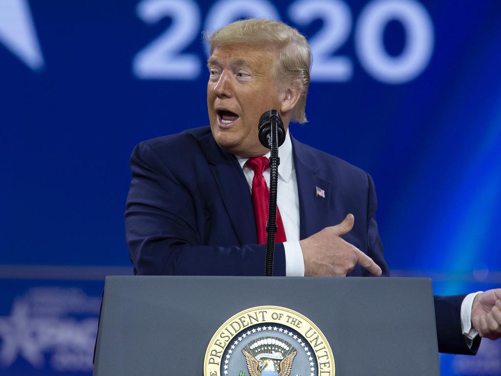 President Donald Trump has repeatedly compared Buttigieg to cartoon character Alfred E. Neuman. Picture: Jose Luis Magana/AP