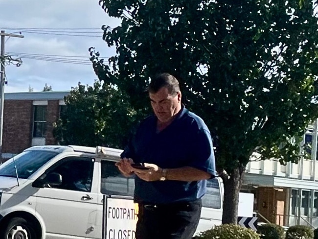 Warwick man Stanley Wayne Unold outside Warwick Magistrate Court on May 15, 2024. (Photo: NRM)