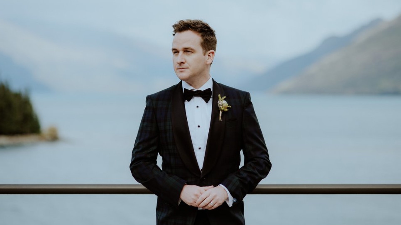 Shannon Molloy's wedding day in Queenstown, New Zealand.