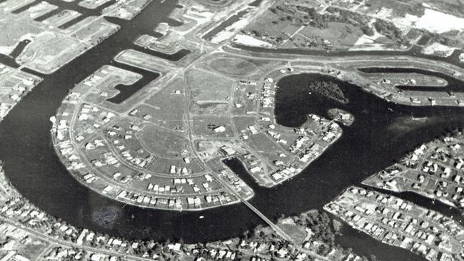 Gold Coast History – Aerials: Canal estates 1966.