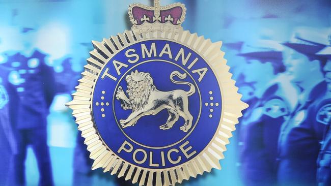 The Tasmania Police badge. Picture: MATHEW FARRELL