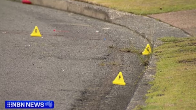 Forensic police spent hours gathering evidence at the scene at Gateshead. Picture: NBN News.