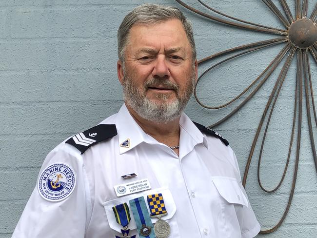 Laurie Nolan, who has received the Star of Courage in the Commonwealth Bravery Awards, 2021, for his role in a late night ship rescue in heavy seas off Port Stephens in 2016.