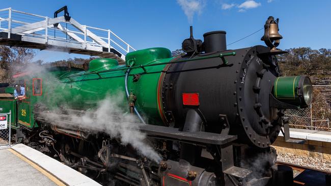 The Zig Zag Railway is the hottest ticket for kids ahead of the school holidays. Pictured is the first stop along the journey. Picture: David Swift