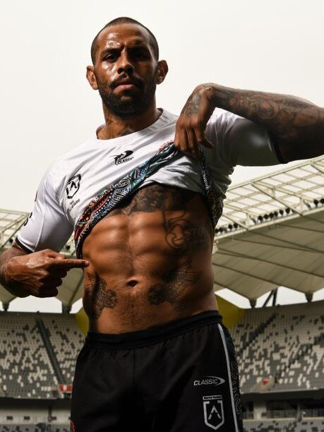 Josh Addo-Carr. Digital image by Grant Trouville © NRL Photos