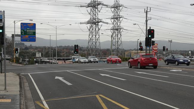 Locals say the intersection is notoriously dangerous. Picture: David Crosling