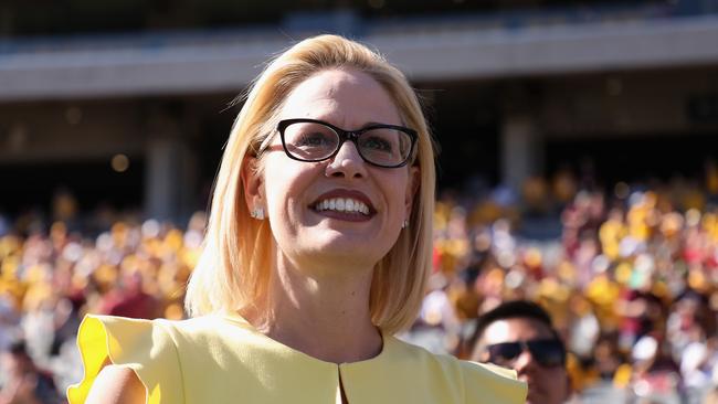 Arizona Democrat Kyrsten Sinema is a former advisor to Joe Biden. Picture: AFP