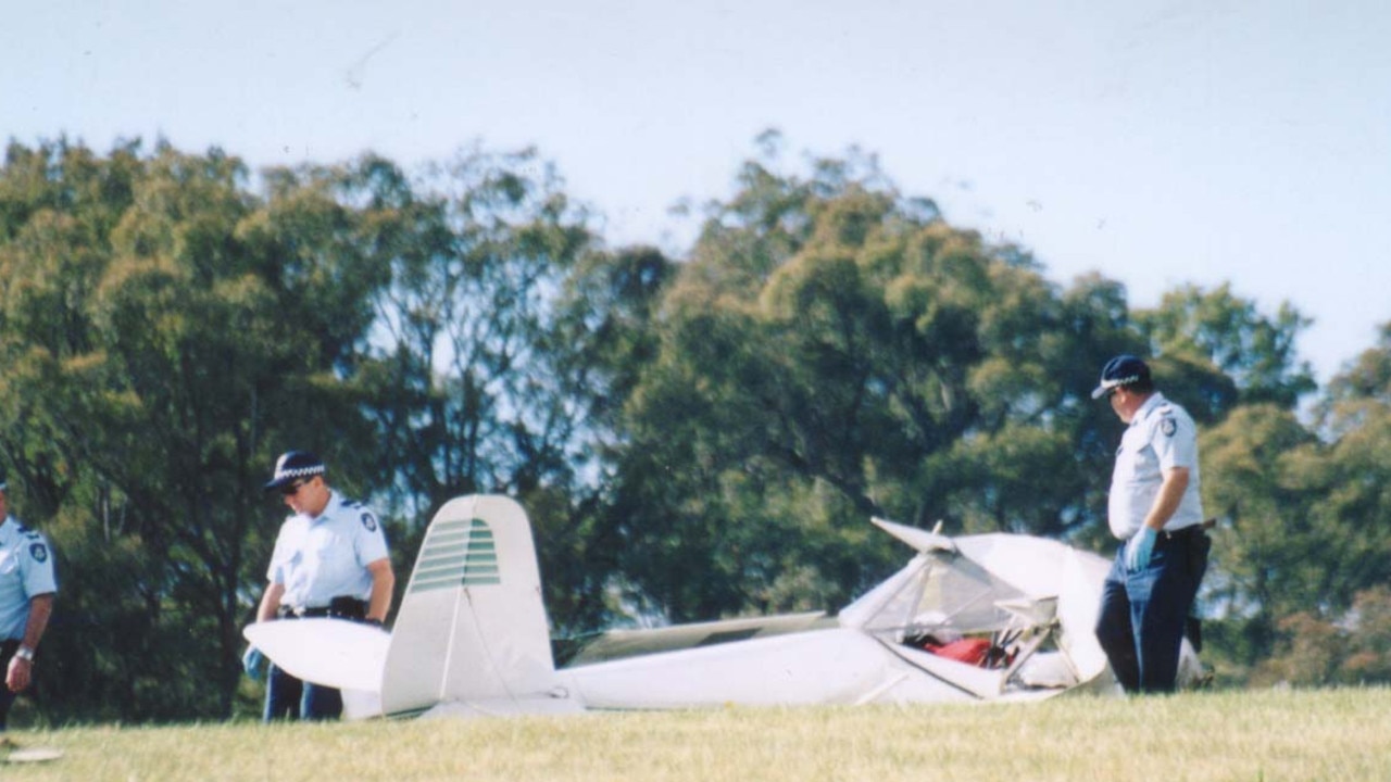 The scene of the crash near Myrtleford. Picture: Myrtleford Times