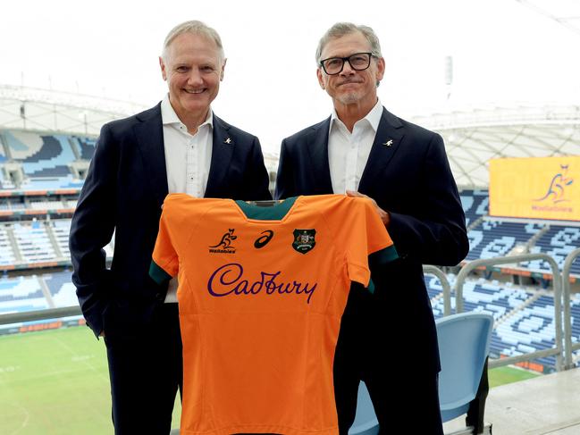 Outgoing head coach Joe Schmidt will extend his time in the top role before handing over. Picture: Saeed KHAN / AFP