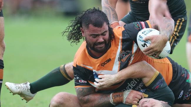 David Fifita playing for The Entrance in the Denton Engineering Cup. Picture: Sue Graham