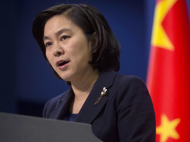 Chinese Foreign Ministry spokeswoman Hua Chunying. Picture: AP