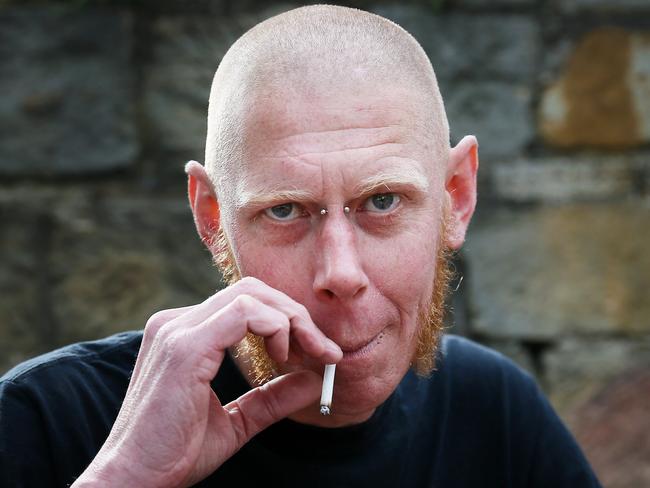 WARNING MAN CHARGED - GET LEGAL APPROVAL.  Astro Labe, 38, of North Hobart, is accused of assaulting former Prime Minister Tony Abbott. Picture: SAM ROSEWARNE