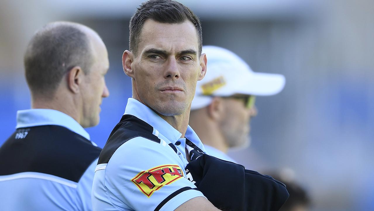 John Morris is set to part ways with the Sharks. (Photo by Ian Hitchcock/Getty Images)