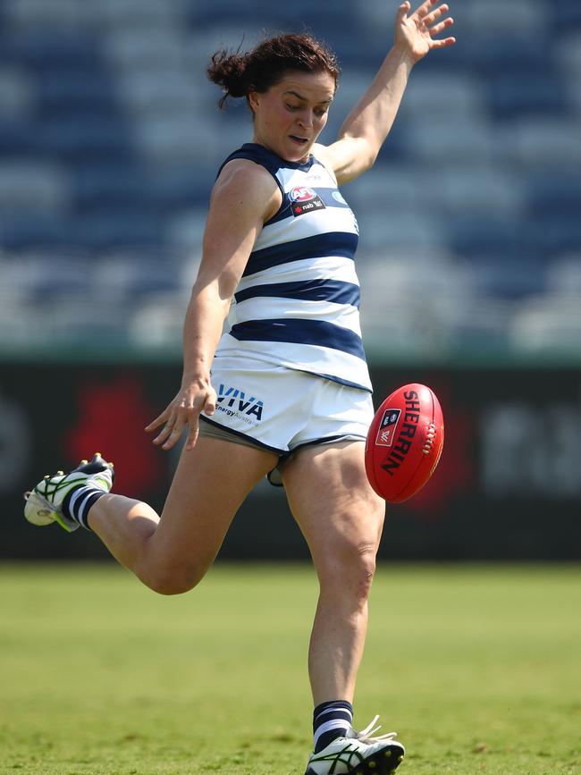 Meg McDonald has made the most of her second chance in AFLW. Picture: Scott Barbour/Getty Images. 