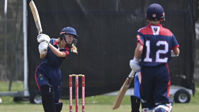 Left-arm wrist spinner Phoebe Johnston is looming as a key attacking threat with the ball. Picture: Martin Ollman