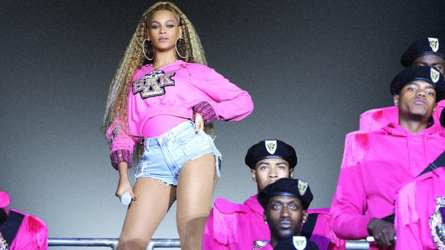 Beyonce in a scene from her documentary Homecoming: A Film by Beyonce. Picture: AP