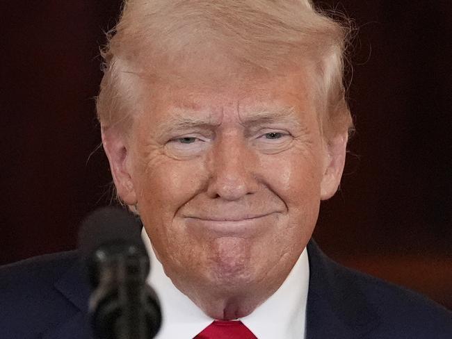 President Donald Trump speaks during an event about investing in America in the Cross Hall of the White House, Wednesday, April 30, 2025, in Washington. (AP Photo/Alex Brandon)