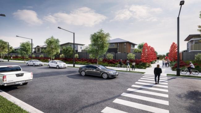 An artist's impression of what a proposed housing estate in Werrington could look like. Picture: Supplied