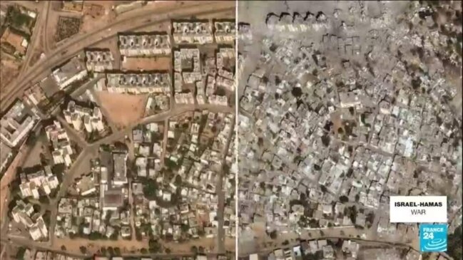 Before/after Satellite Images Show Mass Destruction In Gaza | News.com ...