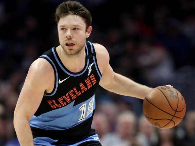 Matthew Dellavedova #18 of the Cleveland Cavaliers. Picture: Getty