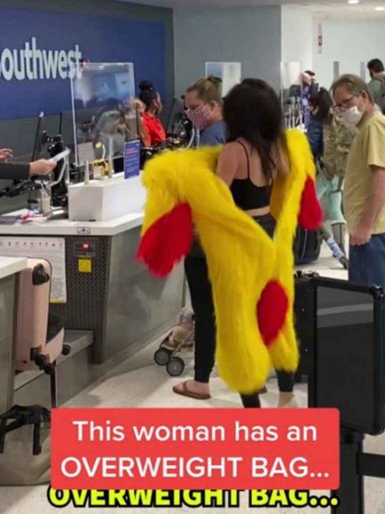 Outrage over woman’s wild baggage hack