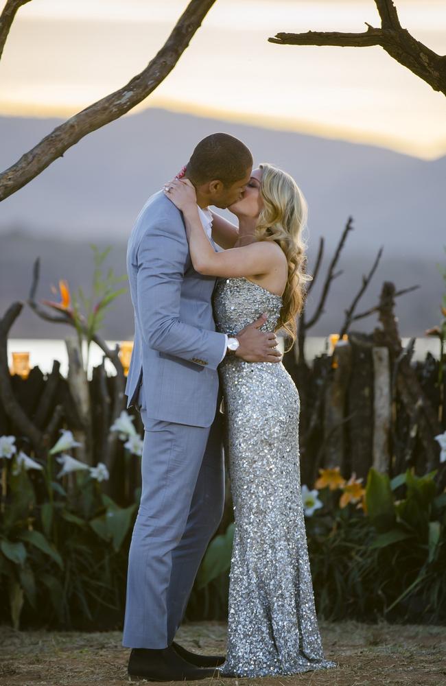 Happier times, The Bachelor Blake Garvey proposes to Sam Frost