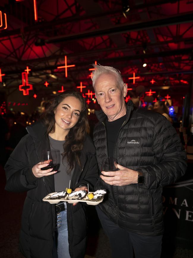 Dark Mofo 2023. Winter Feast. Jasmine Paul and Steven Wass. Picture: Caroline Tan