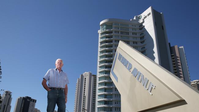 David Hutley, president of the Main Beach Association at Tedder Ave, Gold Coast. Photo: Regi Varghese