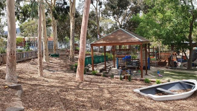 A 44-year-old man was arrested after he climbed the back fence into a preschool's play area. Picture: Campbelltown Community Children's Centre