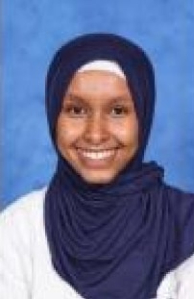 Rooty Hill High School representative Fatima Baaruud