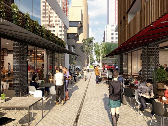 Vision for Clarke Lane, St Leonards. Picture: Supplied