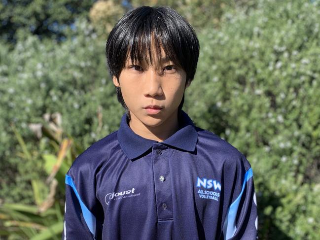 Naoyuki Kawamura will line up for the NSW U15s boys at the School Sport Australia U15s Volleyball Championships. Picture: Contributed