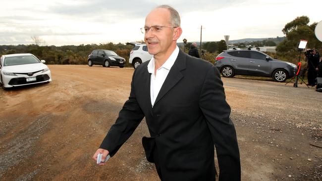 Zlate Cvetanovski leaves Loddon Prison in Victoria on bail. Picture: Stuart McEvoy