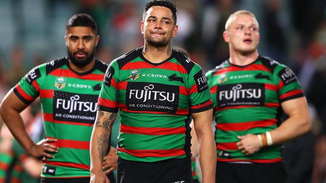 Despite his try-scoring at South Sydney, Jennings is still without a club. (Mark Kolbe/Getty Images)