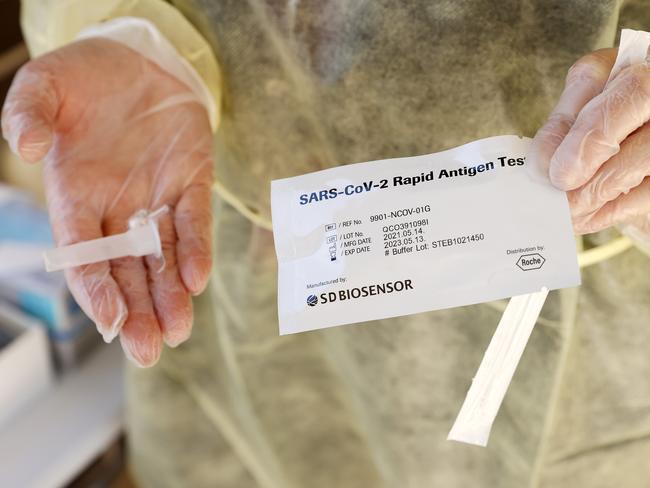 Rapid antigen testing will be rolled out from November. Picture: Tim Hunter