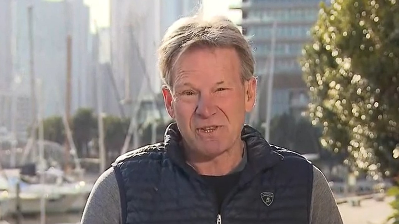 Sam Newman on Weekend Sunrise. Photo: Channel 7