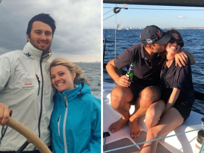 Jessica Watson and her late partner Cameron Dale. Picture: Instagram