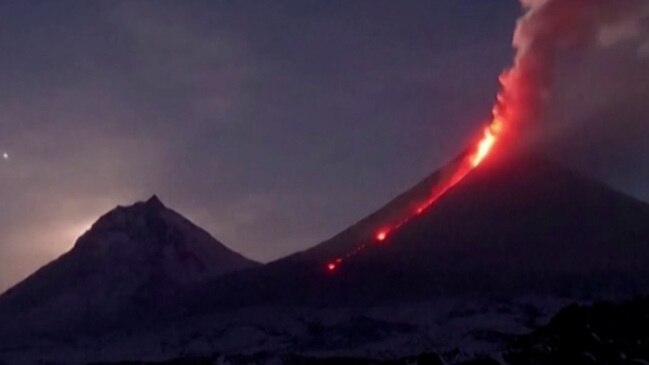 Eruption Of Russia’s Tallest Active Volcano | The Courier Mail