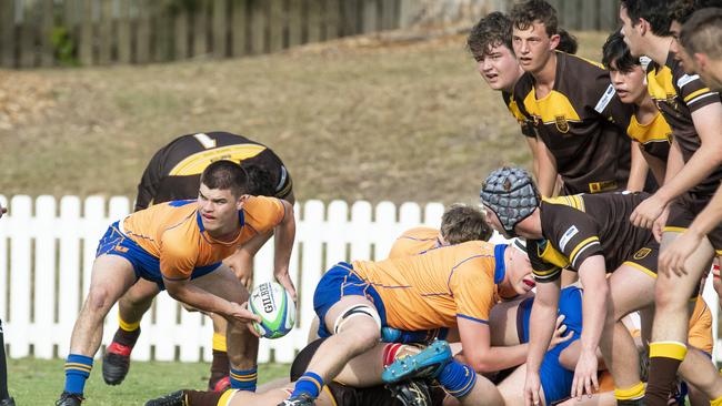 Marist College Ashgrove halfback Matthew Mitchell. Picture: Renae Droop