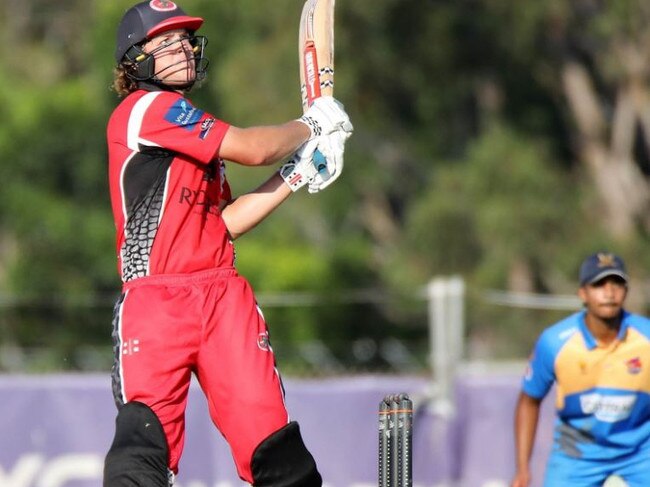 Corey Kelly made 59 against Darwin in the 50-over grand final.