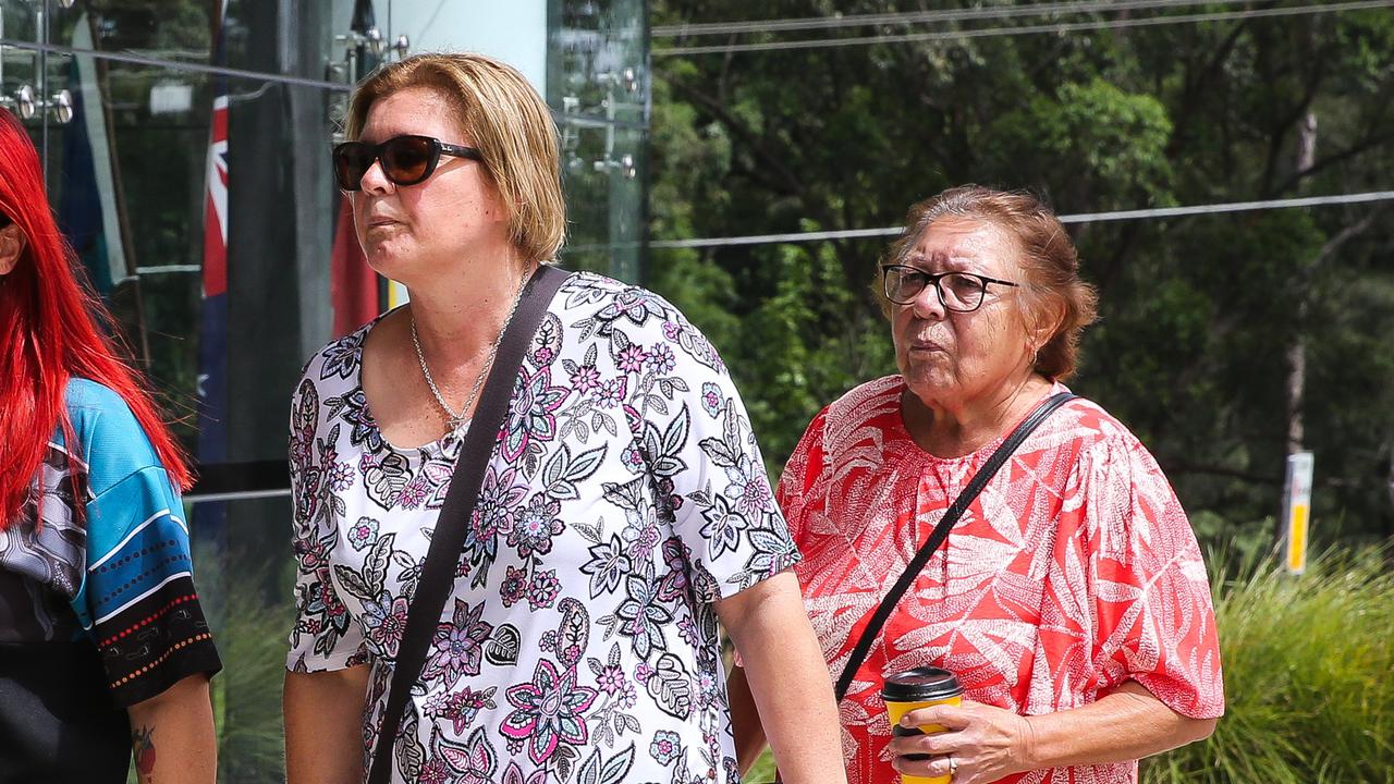 Mr Amatto’s sister Kristy and Aunty Rhonda Amatto both attended the inquest in person. Picture: NCA NewsWire / Gaye Gerard