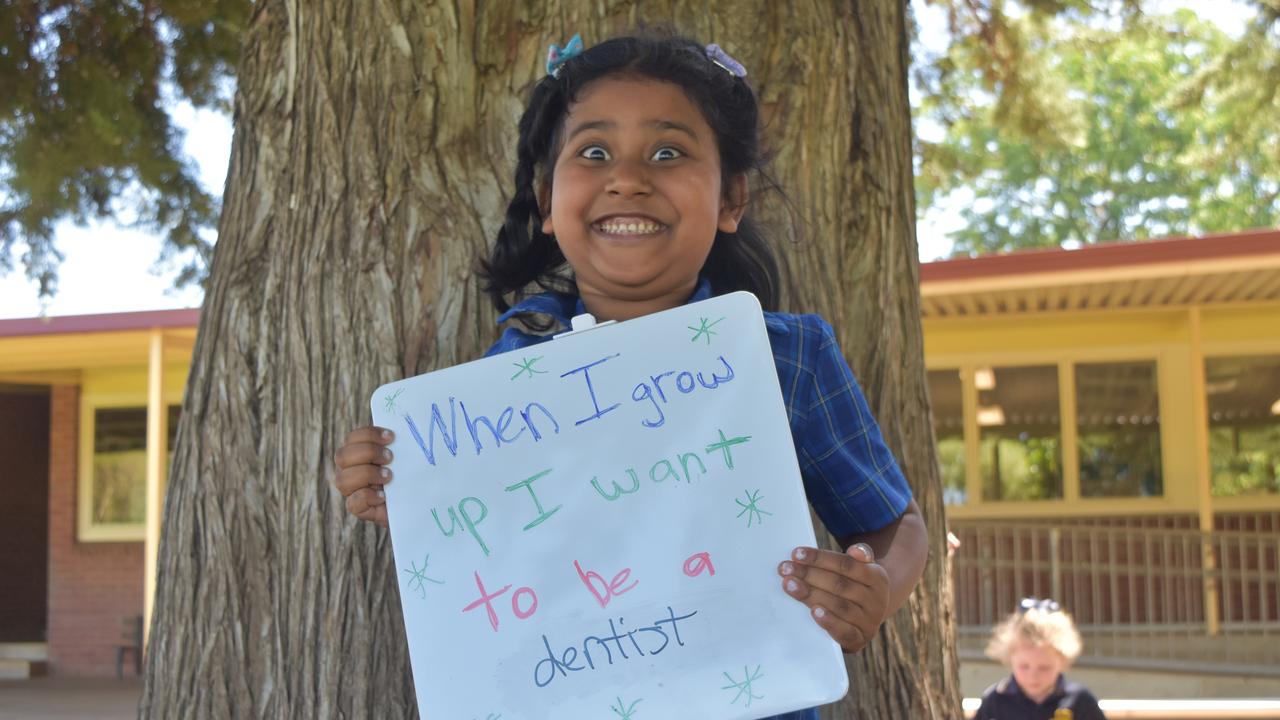 My First Year - South Wagga Public School students say what they would like to be when they grow up . Picture: Sam Turner