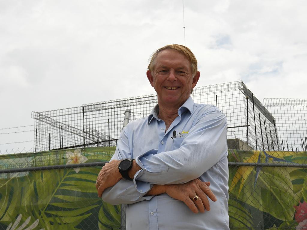 Developer Neil Sunners at the site of the Seabreeze apartments. Picture: (A)manda Parkinson