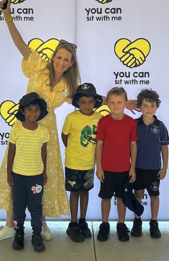 Holy Spirit School marked YOU CAN SIT WITH ME Day with plenty of colour and cheer.