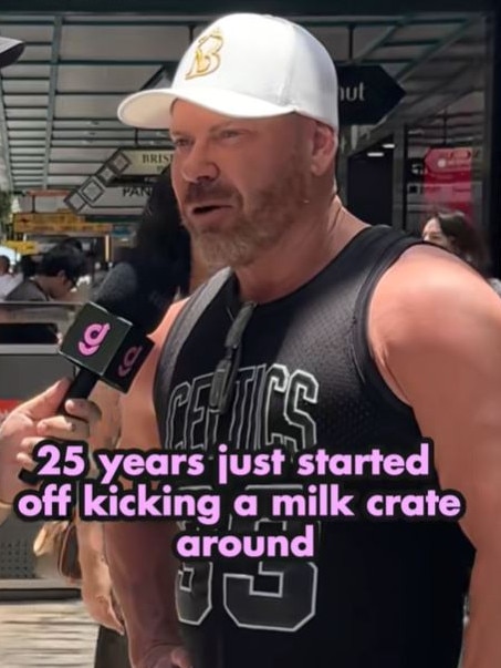 He has been working in the industry for 25 years. Picture: TikTok/GetAHeadApp