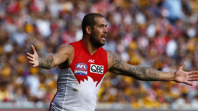 Buddy Franklin never won a premiership with the Swans. Picture: Wayne Ludbey