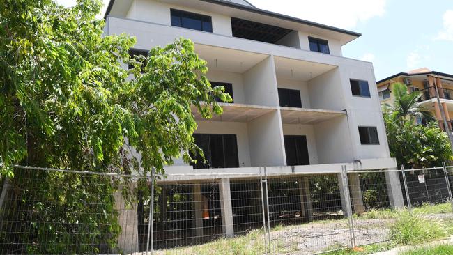 The tower on Sergison Crt Rapid Creek, which has been abandoned since 2008. Picture: Katrina Bridgeford