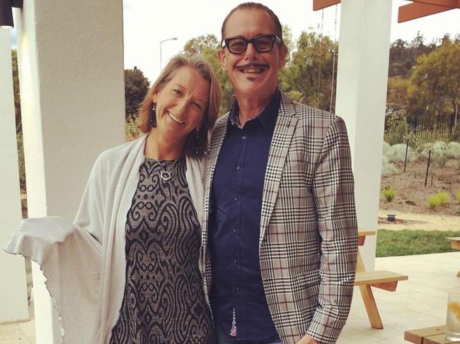 Layne Beachley, with husband INXS musician Kirk Pengilly, who was a huge support to her during a depressive period.