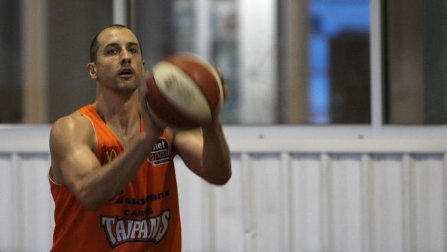 Dusty Rychart during his time with the Cairns Taipans.